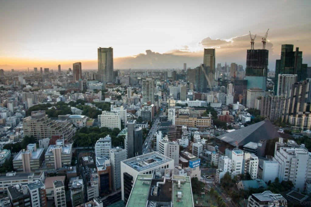 Vistas de tokio desde la tokio tower