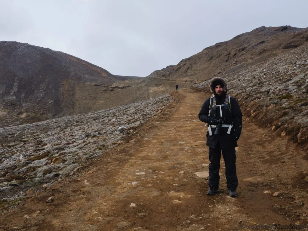 Camino de subida hasta el volcán Fagradalsfjall 
