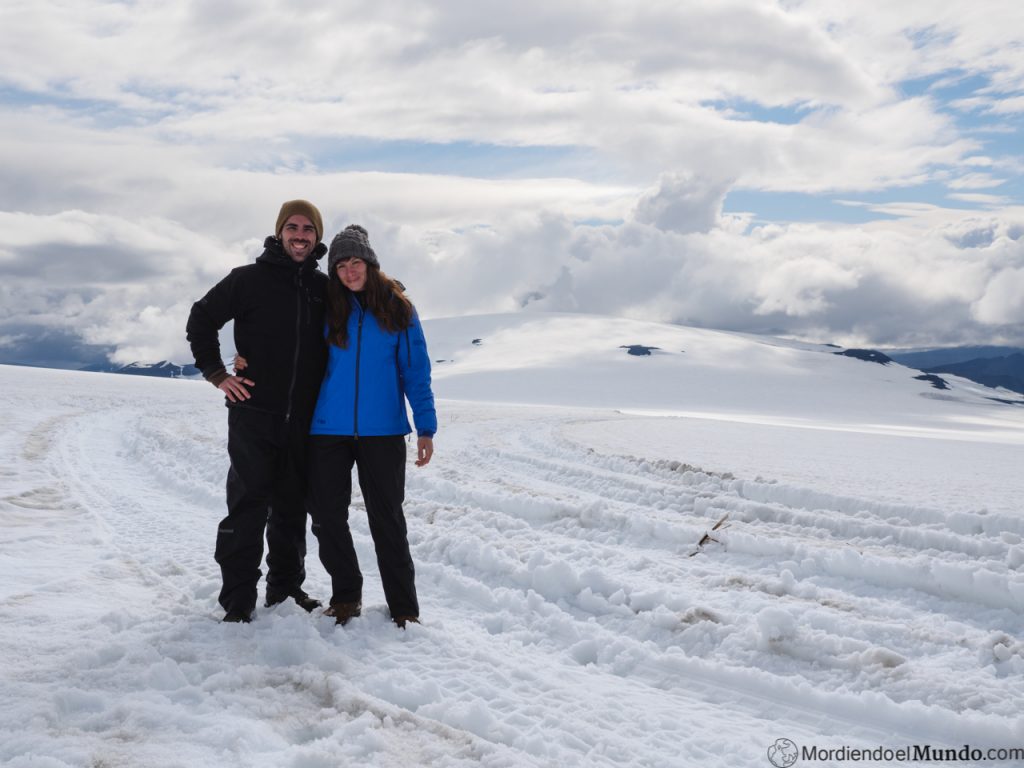 Nosotros en la cima del glaciar Langjokull